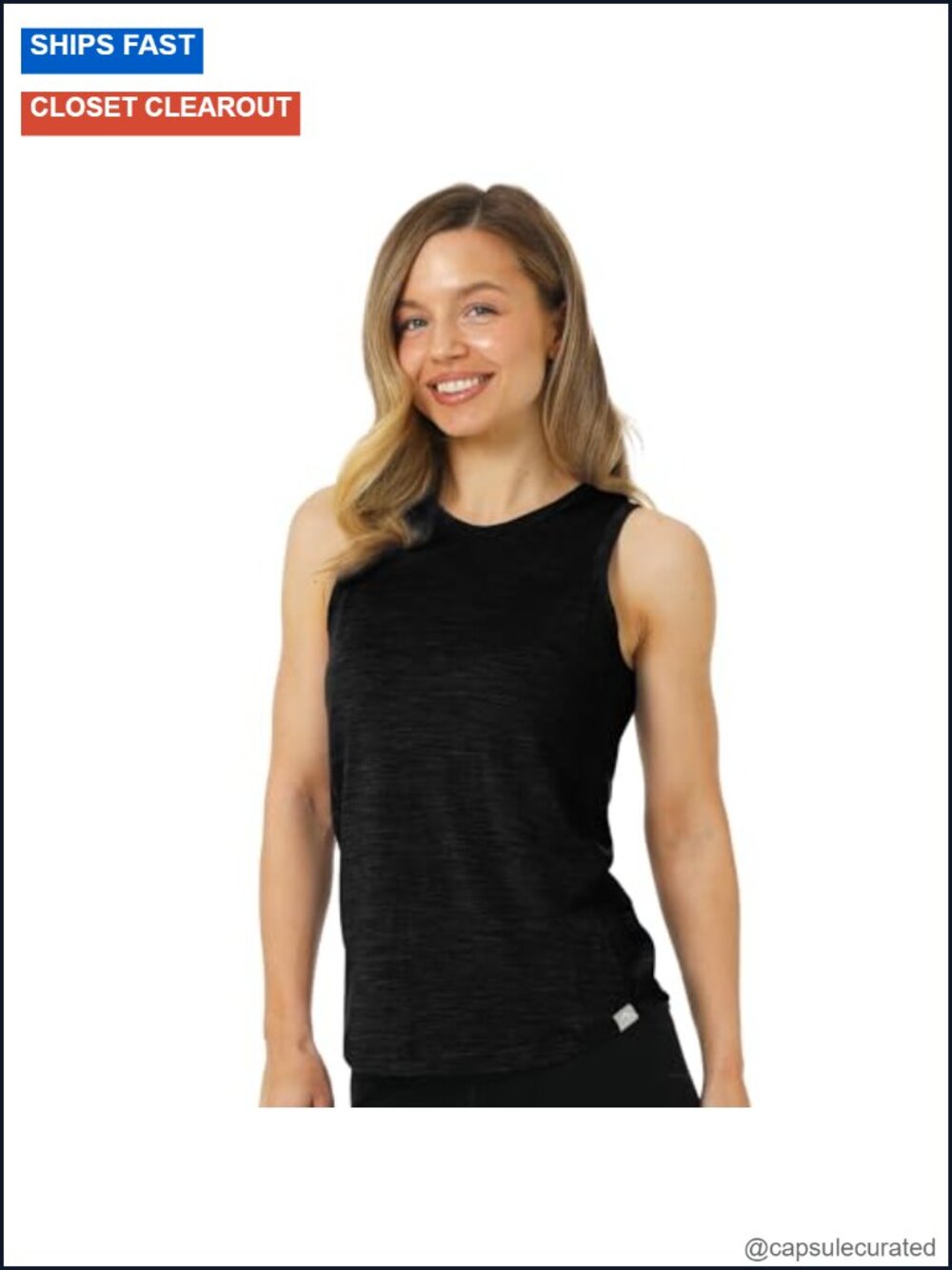Merino Wool Tank Top Women Active Base Layer Moisture Wicking Breathable